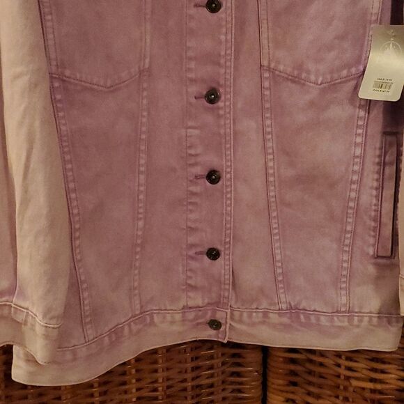Disney Spirit Jersey Tiana and Louis Princess and The Frog Denim Jacket NWT L - Picture 7 of 9
